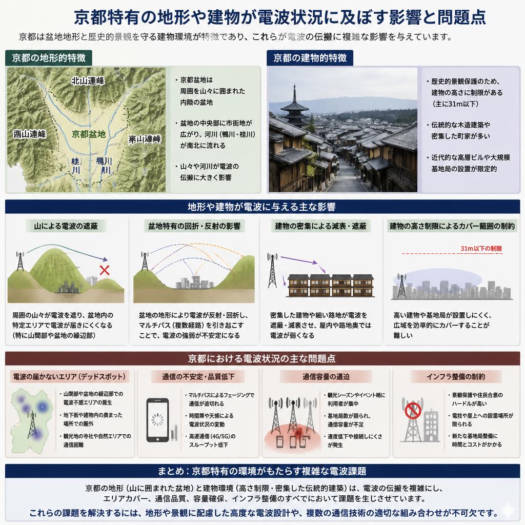 環境による電波影響