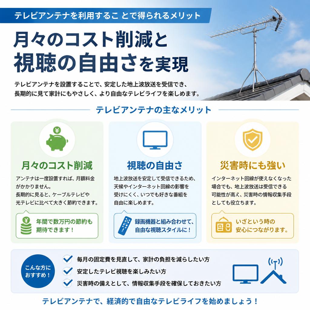5. テレビ視聴のメリット