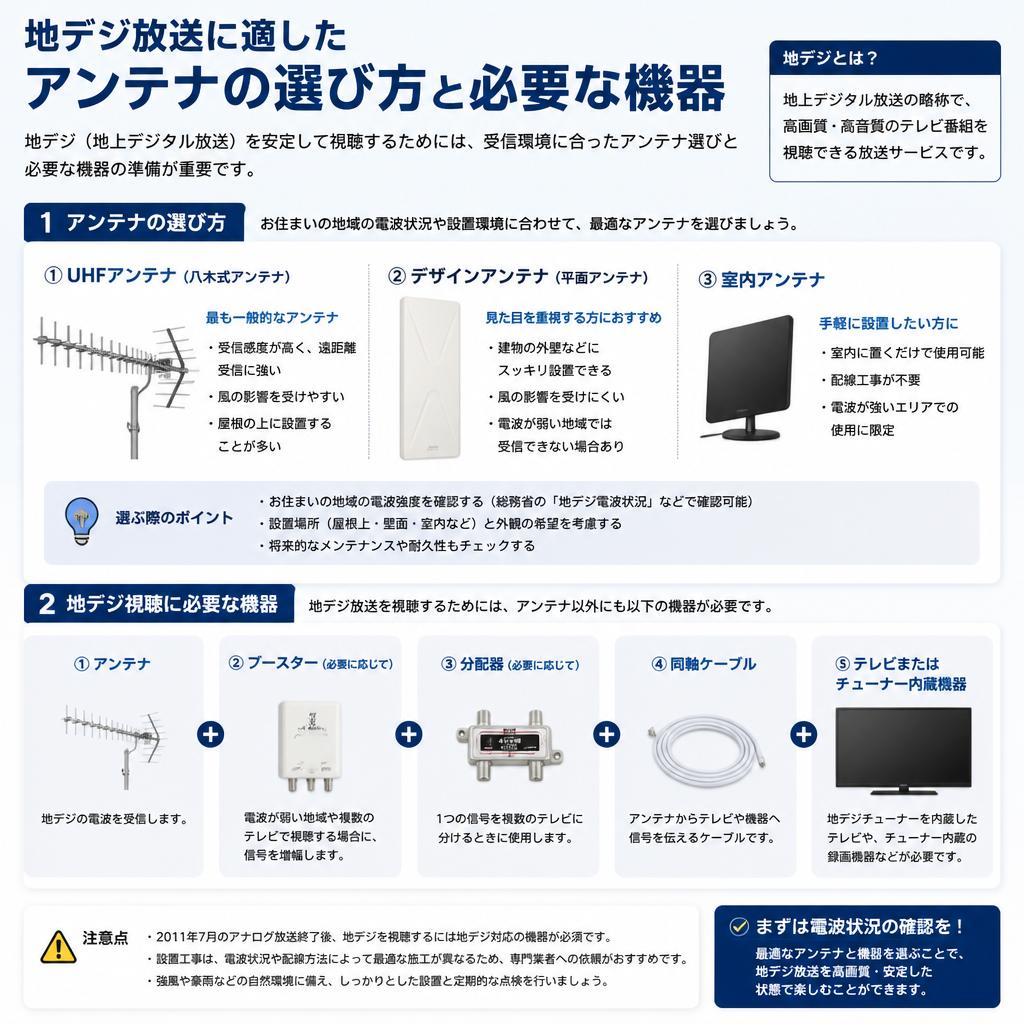 4. 適切なアンテナ選びのポイント