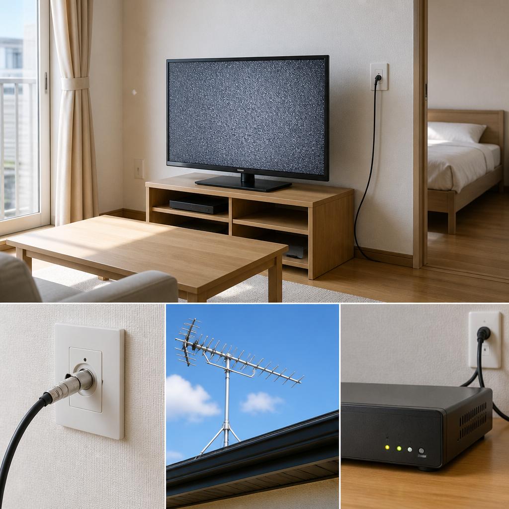 賃貸アパートのテレビ問題、初期対応から解決までお任せ！