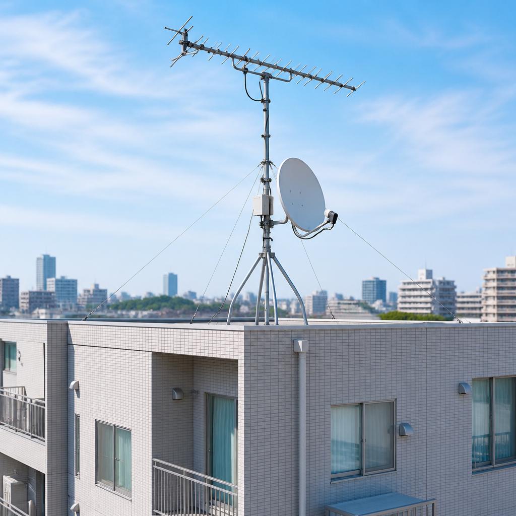 マンションの共聴アンテナの寿命を知って、安心の視聴環境を確保しよう！